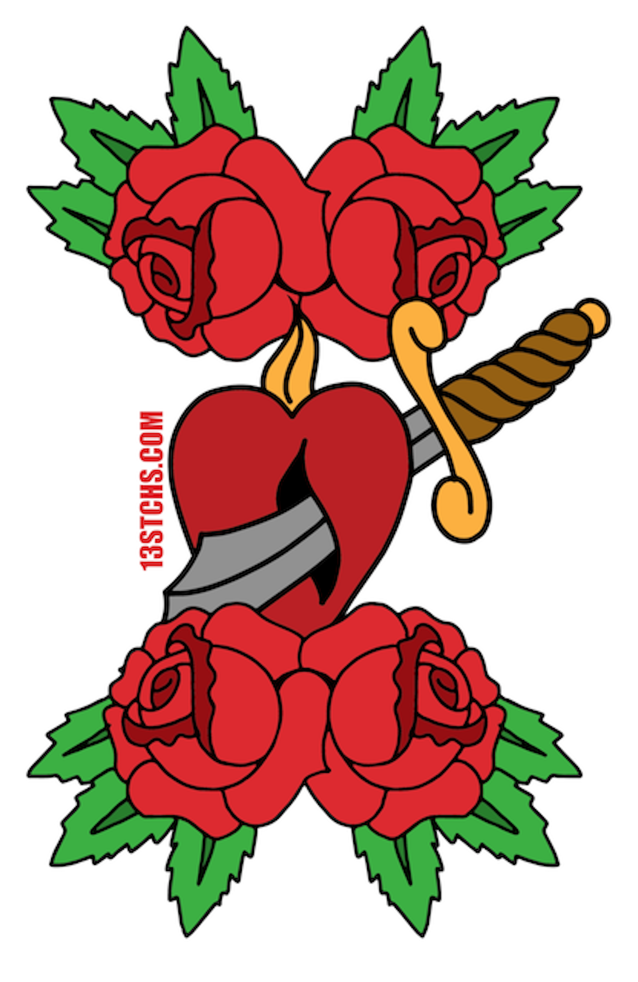 Broken Heart in color